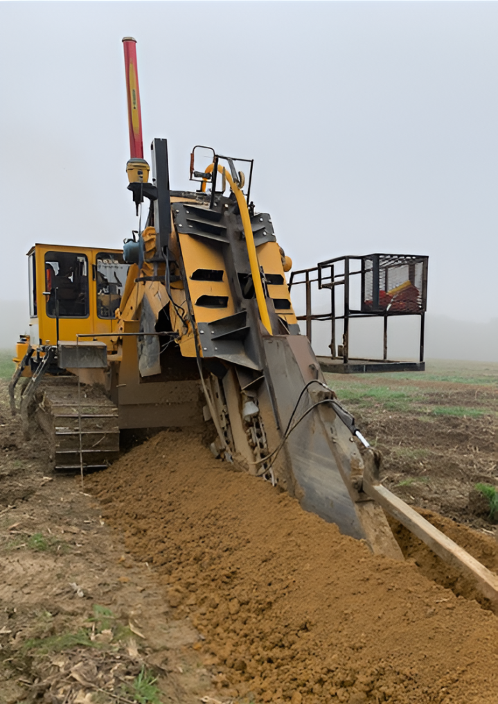 Trancheuse de drainage Attignat