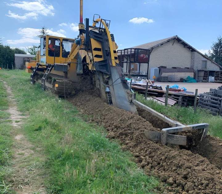 Drainage terrain Attignat