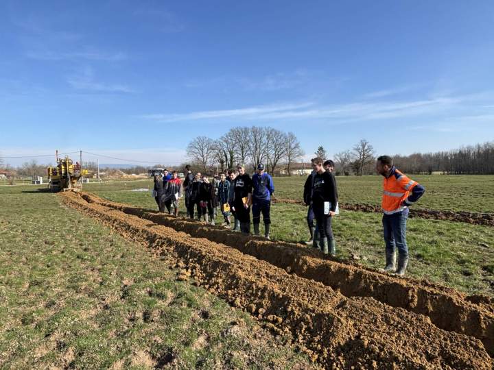 Création de tranchées Attignat