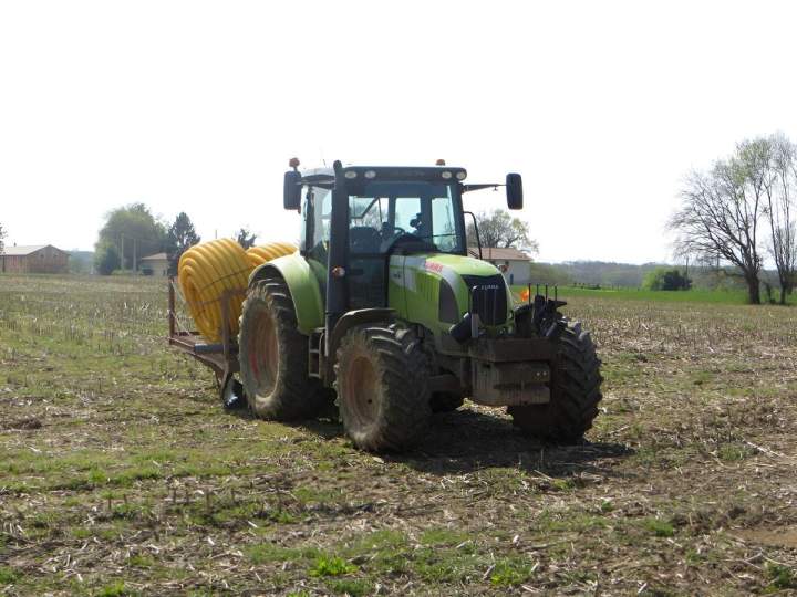 Drainage sol agricole Attignat