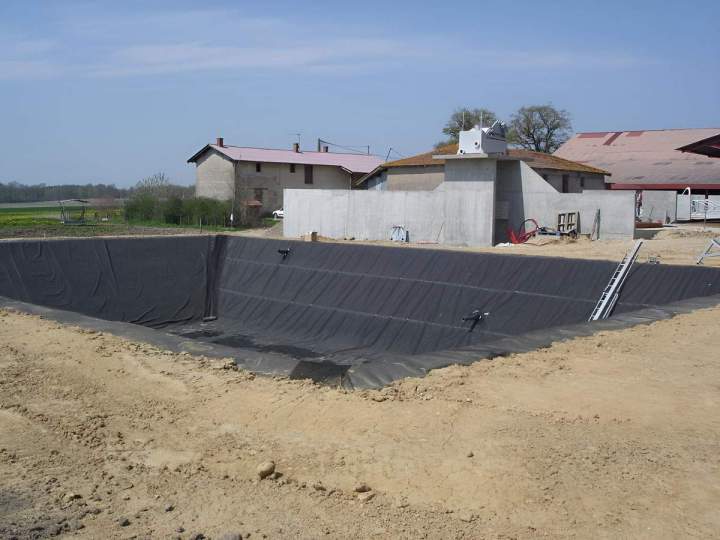 Pose géomembrane étanchéité Attignat